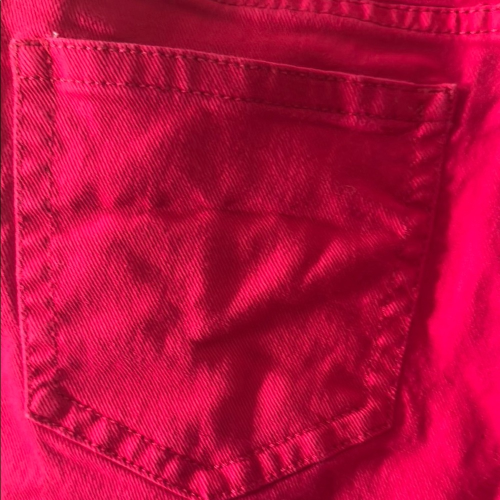 Women's Pink Denim Shorts - Picture 4 of 5